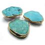 Crystal Phone Grip & Stand: Turquoise Healing Natural Stone Crystal Phone Accessory