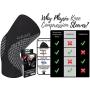 Physix Gear Knee Support Brace - Premium Recovery & Compression Sleeve For Meniscus Tear, ACL, MCL Running & Arthritis - Best Neoprene Stabilizer Wrap for Crossfit, Squats & Workouts - For Men & Women