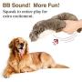 Pawaboo Squeak Plush Dog Toys, Stuffed Plush Pet Toys Soft Faux-Fur Pet Rattle Puppy Bite Play Chew Toys Non-Toxic Plush Doll