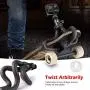 Zeadio Flexible Camera Tripod Kits, with Metal Ball Head Mount, Cellphone Tripod Holder and Standard dapter for Gopro, Camera,Camcorder, DSLR, Action Cameras etc Zeadio Flexible Camera Tripod Kits, with Metal Ball Head Mount, Cellphone Tripod Holder and Standard dapter for Gopro, Camera,Camcorder, DSLR, Action Cameras etc
