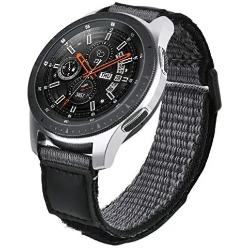 V-MORO Nylon Strap Compatible with Galaxy Watch 46mm Bands/Gear S3 Frontier Band Men 22mm Soft Breathable Woven Loop Replacement for Samsung Galaxy Watch 46mm/Gear S3 Smartwatch Gray V-MORO Nylon Strap Compatible with Galaxy Watch 46mm Bands/Gear S3 Frontier Band Men 22mm Soft Breathable Woven Loop Replacement for Samsung Galaxy Watch 46mm/Gear S3 Smartwatch Gray