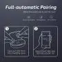 ENACFIRE E60 Bluetooth V5.0 Wireless Earbuds with Wireless Charging Case, 8H Continuous Playtime, IPX8 Waterproof Bluetooth Earbuds for Sports, Apt-X Deep Bass Wireless Headphones, Dual Mics White ENACFIRE E60 Bluetooth V5.0 Wireless Earbuds with Wireless Charging Case, 8H Continuous Playtime, IPX8 Waterproof Bluetooth Earbuds for Sports, Apt-X Deep Bass Wireless Headphones, Dual Mics White