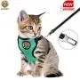 AWOOF Kitten Harness and Leash Escape Proof, Adjustable Cat Kitten Puppy Walking Jacket with Metal Leash Ring, Soft Breathable Small Pet Vest AWOOF Kitten Harness and Leash Escape Proof, Adjustable Cat Kitten Puppy Walking Jacket with Metal Leash Ring, Soft Breathable Small Pet Vest