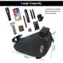 Bike Frame Storage Bag - Waterproof Bike Frame Triangle Bag Front Tube Repair Tool Bag Bicycle Saddle Frame Pouch for Road Mountain Cycling