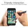 Bargains Depot (2 Pcs)[0.18-inch Fine Tip ] Stylus Touch Screen Pens 5.5" L Perfect for Drawing Handwriting Gaming Compatiable with Apple iPad iPhone Samsung Tablets and all Other Touch Screens Come with 10 Extra Rubber Tips