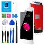 Keytas for iPhone 7 Screen Replacement Kit White 4.7" LCD Display Compatible with iPhone 7 Touch 3D Screen 4.7 Inch Digitizer Frame Assembly with Free Repair Tools Kit+ Screen Protector (White)