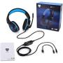 BASEIN Gaming Headset, Noice Cancelling Headphones with Microphones Over Ear Gaming Headset for PS4, Tablet, PC, Laptop, Mobile Phone,Compatible with Nintendo Switch, Xbox One