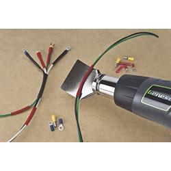 Genesis GHG1500A 12.5 Amp Dual-Temperature Heat Gun Kit with High and Low Settings, Air Reduction Nozzle, Reflector Nozzle, and Two Deflector Nozzles