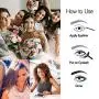 KRONA Magnetic Eyelashes with Eyeliner - Magnetic Eyelashes and Eyeliner - Eyelashes with Natural Look - Comes with Applicator - No Glue Needed