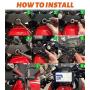 Motorcycle Phone Mount with USB Charger Grip Mobile Phone Holder GPS Navigation Bracket for Suzuki GSX-R 600 750 1000 GSX 1300R Hayabusa BMW S1000RR Yamaha YZF Kawasaki Ninja Honda CBR Accessories
