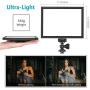 Neewer Camera LED Video Light - SMD LED Light Panel for Softer Lighting Photography, 3200K to 5600K Variable Color Temperature and Dimmable Light, Ultra Thin, T100 (Battery NOT Included)