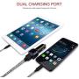 Car Charger, Cebkit 2 Pack Dual Port Travel USB Car Charger Flush Fit Plug Adapter Fast Charger Android Compatible for Samsung Galaxy S9 S8 Plus Note 8 S7 Edge, iPhone X 8 7 6S 6 5, lg g5 g6, Note 4 5