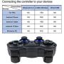 Controller Gamepad Android Wireless Joystick Gamepad with OTG Converter Ps3/smartphone Tablet Smart Tv Box,Black