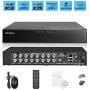Westshine 16CH 5MP DVR H.265 CCTV Security Digital Video Recorder,4K output/P2P Cloud/Motion Detection Email Alert/Remote Smartphone Access-Fits for 5MP/4MP/1080P AHD/TVI/CVI/IP Camera(NO HDD)