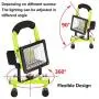 LED Work Light with Magnetic Stand 15W 24 LED Rechargeable Shop Light Portable Outdoor Camping Spotlights with Dual USB Port and Emergency SOS Mode