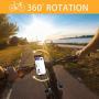 Phone Holder Mount for Bike Handle bar - Motorcycle Cell Phone Clamp, Scooter Phone Mount Cradle for iPhone 11 Pro Max Xs Xr SE2 8 Plus, Samsung Galaxy S20 Note 10 S9+ and More Smartphones