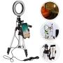 Eastbuy LED Ring Light Kit - 5.7 Inch Adjustable Ring Light Fill Light with Tripod Mobile Phone Stand Holder