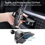 CD Slot Car Phone Mount RAXFLY Universal 360° Rotation CD Player Car Phone Holder Mount One Button Installation Release Compatible with Smartphone Samsung Galaxy Note 10 9 S10 S9 Plus iPhone 11 X XR
