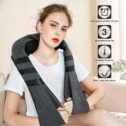 Back Massager, Neck Massager for Men with Heat, Electric shiatsu Shoulder Massagers for Neck and Back,Foot,Leg,Muscle Pain Relief, Best Massage Gifts for mom,dad,Women,Men