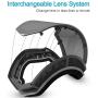 Zacro Ski Snowboard Goggles Anti Fog - Interchangeable Lens Over Glasses Snow Skiing Goggles for Men Women Youth