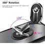 Rainlin Car Phone Bracket Multipurpose Mobile Phone Bracket 360°Rotation Cell Phone Ring Holder Multiple-Angle Portable Phone Kickstand Finger Ring