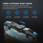 GameSir Mobile Game Controller F4 Falcon, Zero Latency Foldable Gaming Trigger, Plug and Play Mobile Trigger for Pubg, Knives Out, Rules of Survival, Call of Duty for Android and iOS Phone