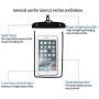 Weewooday 2 Pieces Waterproof Waist Pouch and 2 Piece Black Waterproof Phone Case Dry Bag for Boating Swimming Kayaking Beach Pool Water Parks, Keeping Phone Wallet Safe and Dry (Color Set 3)