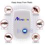 ANCROWN 10 Pack Ultrasonic Pest Repeller, New Electronic Mosquito Bug Rats Killer, Insect Control Set Plug in Indoor Restaurants Warehouse Office Home-Reliably for Pet and Human