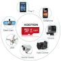KOOTION 64GB Micro SD Card Class 10 TF Card UHS-1 MicroSDXC Memory Card, U1, C10, High-Speed 64GB TF Card for Smartphone/Bluetooth Speaker/Drone/Camera/PC/VR