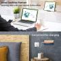 Wall Mount Phone Holder - Tryone Wall Phone Holder Mount with 2Pcs Adhesive Strip,Update Version Wall Phone Mount for Bathroom,Kitchen,Office and More,Compatible with All Phones and Mini Tablet