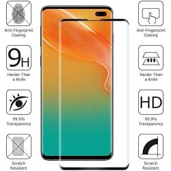 [4 Pack]Galaxy S10 Plus Screen Protector 2 Pack Tempered Glass Screen Protector +2 Pack Tempered Glass Camera Lens Protector for Galaxy S10 Plus,[9H Hardness] HD Transparent Scratch-Resistant (Clear)