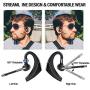 Bluetooth Headset, HOMOGO V5.0 Hands-Free Wireless Earpiece for Cell Phones, Bluetooth Earpiece Work for Business/Office/Driving (Gray)