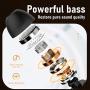 Wireless Earbuds,Bluetooth Earbuds Bluetooth 5.0 Stereo Earbuds IPX6 Waterproof Sport Wireless Headphones Touch Control Bluetooth Headphones 25 Hrs Play Time with Charging Case/Mics