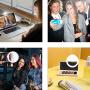 Ring Light - The Perfect Selfie Light - Lighting for Video Conference Calls - Selfie Ring Light for Phones and laptops or Tablets - Clip on Ring Light - Rechargeable Selfie Light - ARO de luz