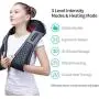 Shiatsu Neck Back Shoulder Massager - Electric Neck and Back Massager with Heat, Deep Tissue 3D Kneading Massage Pillow for Leg, Body Muscle Pain Relief, Used for Home, Office, and Car Shiatsu Neck Back Shoulder Massager - Electric Neck and Back Massager with Heat, Deep Tissue 3D Kneading Massage Pillow for Leg, Body Muscle Pain Relief, Used for Home, Office, and Car