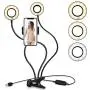 Selfie Ring Light for Phone,Double LED Ring Light with Stand and Phone Holder for Live Stream/Makeup,Small Ring Light with 3 Light Modes and 10 Brightness Levels Selfie Ring Light for Phone,Double LED Ring Light with Stand and Phone Holder for Live Stream/Makeup,Small Ring Light with 3 Light Modes and 10 Brightness Levels