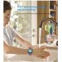 Waterproof GPS Smart Watch, Laxcido 4G Video Phone Call Real-time Tracking Camera SOS Alarm Geo-Fence Touch Screen Monitoring Health Steps Flashlight Anti-Lost GPS Tracker Watch (Blue)