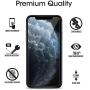 amFilm Glass Screen Protector for iPhone 11 Pro, XS, X (5.8 Inch) (3 Pack) iPhone 11 Pro, 10s, 10 Tempered Glass with Easy Installation Tray