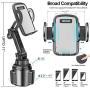 OHUI Cup Phone Holder for Car Universal Cup Phone Mount with Adjustable Long Neck for iPhone 11 Pro/XR/XS Max/X/8/7 Plus/6s/Samsung S10+/Note 9/S8 Plus/S7