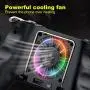 AksBlay Mobile Game Controller Gamepad Mobile Gaming Trigger with Power Bank and Fan for PUBG/Rules of Survival Gaming Grip and Gaming Joysticks for 4.5-6.5inch Android iOS Phone AksBlay Mobile Game Controller Gamepad Mobile Gaming Trigger with Power Bank and Fan for PUBG/Rules of Survival Gaming Grip and Gaming Joysticks for 4.5-6.5inch Android iOS Phone