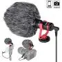 Professional Hi-sensity Hi-fidelity Mini Shotgun Video Condenser Microphone External Mic Compatible for DSLR Camera Camcorder Smartphone iPhone for Interview Podcast Live Streaming Vlog Youtube Studio Professional Hi-sensity Hi-fidelity Mini Shotgun Video Condenser Microphone External Mic Compatible for DSLR Camera Camcorder Smartphone iPhone for Interview Podcast Live Streaming Vlog Youtube Studio