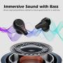 Arsiperd Waterproof Wireless Earbuds, Bluethooth Wireless Headphones with Charging Case Immersive Sounds Touch Control 35H Playtime Sport Mini Earphones Mic LCD Digital Display for iPhone/Android