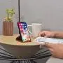 SAMDI Wood Cell Phone Stand, Smartphone Wood Dock for iPhone 7 8 X Plus, Samsung Galaxy S5 S7 S6, Android - (Black Walnut) SAMDI Wood Cell Phone Stand, Smartphone Wood Dock for iPhone 7 8 X Plus, Samsung Galaxy S5 S7 S6, Android - (Black Walnut)