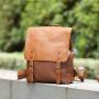 Zebella Vegan Leather Backpack Purse Vintage Laptop Bookbag for Women Men