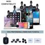 SHUTTERMOON Upgraded Phone Camera Lens Kit for iPhone Xs/R/X/8/7/6s/Smartphones/Pixel/Samsung/Android Phones Camera. 2xTele Lens Zoom Lens+Fisheye Lens+Super Wide Angle Lens & Macro Lens+CPL (5 in 1)