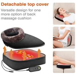 Snailax 2-in-1 Shiatsu Foot and Back Massager with Heat - Kneading Feet Massager Machine with Heating Pad, Back Massage Cushion or Foot Warmer,Massagers for Back,Leg,Foot Pain Relief