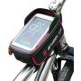 ZCP-1 GORGEOU Bicycle Phone Bag, Waterproof Universal Bicycle Frame Bag Mobile Phone Holder for Any Mobile Phone, 6 inches