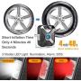 WindGallop Portable Air Compressor Tire Inflator Air Pump for Car Tires DC 12V Tire Pump with Gauge Valve Adaptors LED Light for Automobiles Bike Motorbike Basketball Inflatables (Silver) WindGallop Portable Air Compressor Tire Inflator Air Pump for Car Tires DC 12V Tire Pump with Gauge Valve Adaptors LED Light for Automobiles Bike Motorbike Basketball Inflatables (Silver)