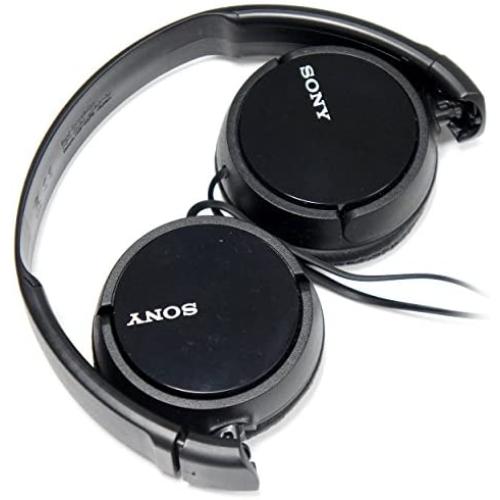 SONY Over Ear Best Stereo Extra Bass Portable Headphones Headset for Apple iPhone iPod / Samsung Galaxy / mp3 Player / 3.5mm Jack Plug Cell Phone (Black) …