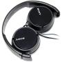 SONY Over Ear Best Stereo Extra Bass Portable Headphones Headset for Apple iPhone iPod / Samsung Galaxy / mp3 Player / 3.5mm Jack Plug Cell Phone (Black) …